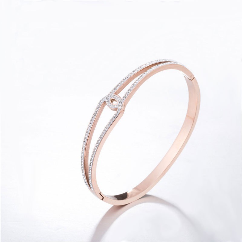 [NEW] Gelang Bracelet Wanita Aksesoris Titanium Korea Trendy Cocok Hadiah Elegant GK084