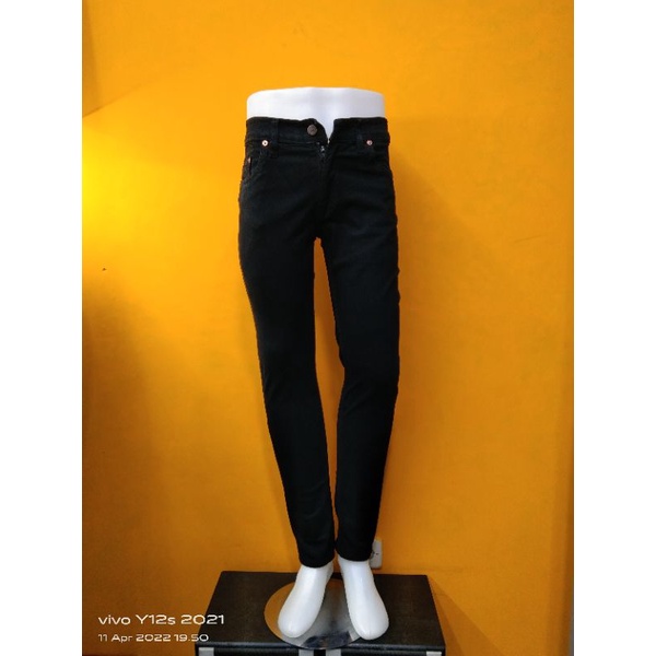 Celana Jeans Pria Stretch bahan melar ukuran 28-46