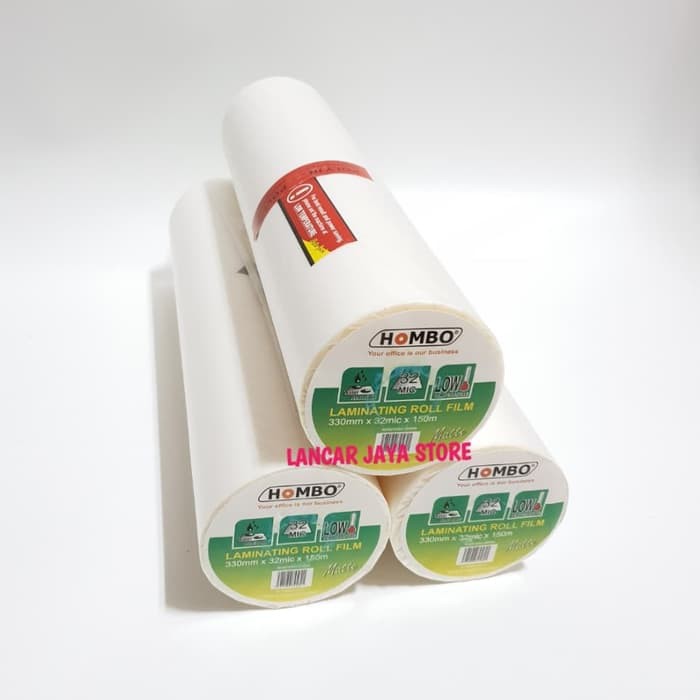 Plastik Hombo Laminating Roll Matte 330mmx32Mic x 150m