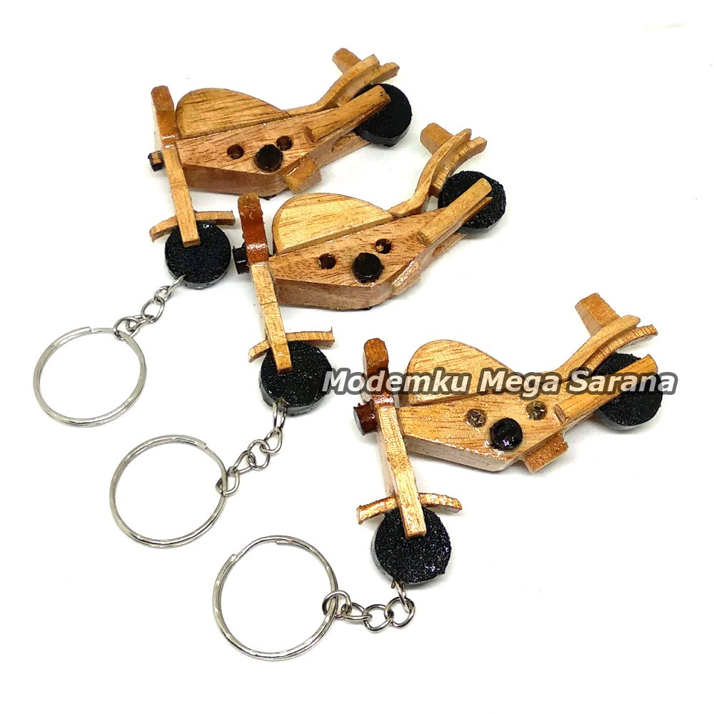 Souvenir Gantungan Kunci Motor Harley Davidson - Isi 10pcs