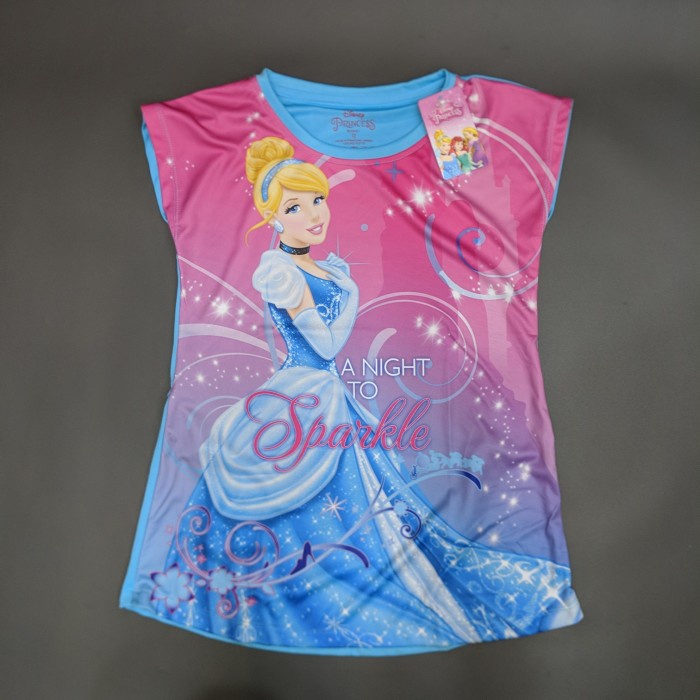 Disney Original Princess Kaos Baju Anak Perempuan Pakaian 15040014 - 4 Import murah realpict