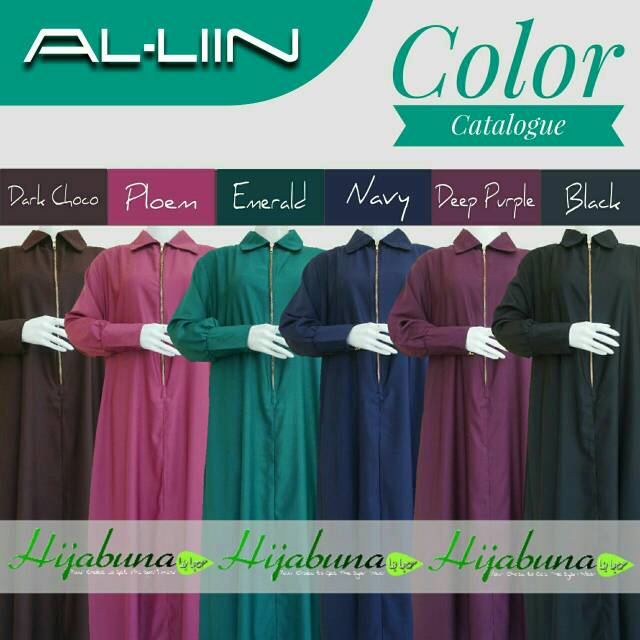 ORIGINAL Al Liin by Hijabuna gamis jilbab cadar syari murah bisa dropship open reseller