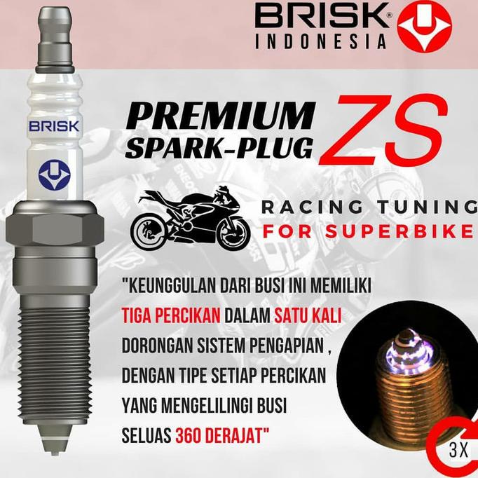 Jual Busi Racing Brisk Premium Adv Pcx Cbr Crf Rally Ar Z Shopee Indonesia