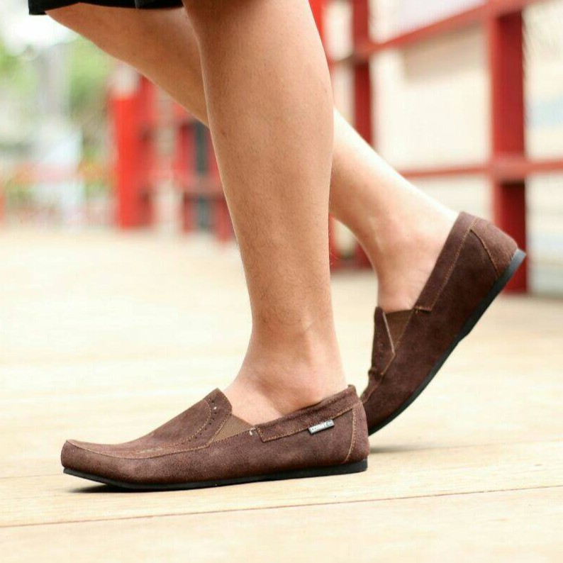 Sepatu Slip On Pria Keren N-022 Sepatu Casual Pria Terbaru Cocok Untuk Santai Kuliah Kerja