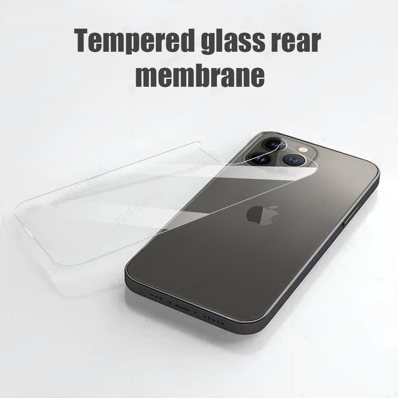 Pelindung Layar Tempered Glass Depan Belakang Untuk iPhone 14 13 12 Pro Max Mini 14 Plus 14 Pro 13pro 12pro