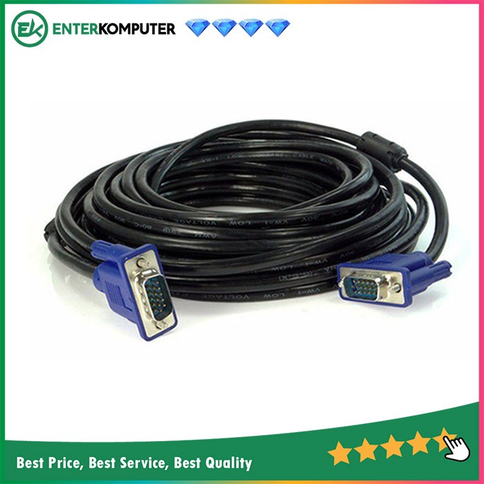 Accessories Kabel VGA To VGA Standar 10 Meter