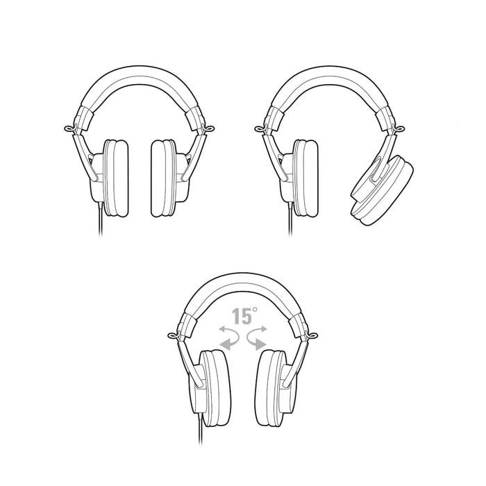 Audio Technica ATH-M20X Professional Monitoring Headphone