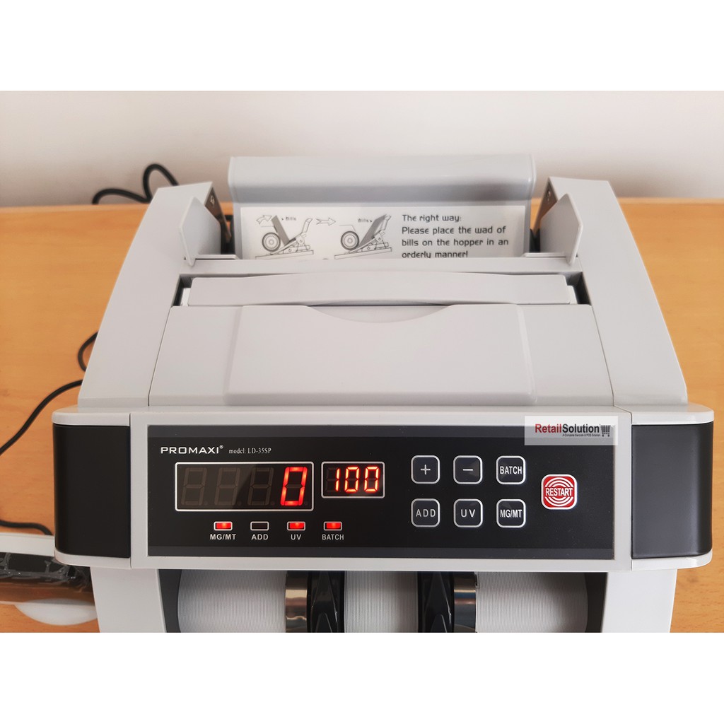 Mesin Hitung Uang Ultraviolet MG IR - PROMAXI LD-35SP / LD35SP / LD35 SP Money Counter