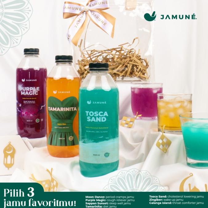 

PARCEL RAMADAN DAN LEBARAN JAMU ON THE ROCK JAMU JAMUNE 1 LITER ISI 3 DFHD3215SE