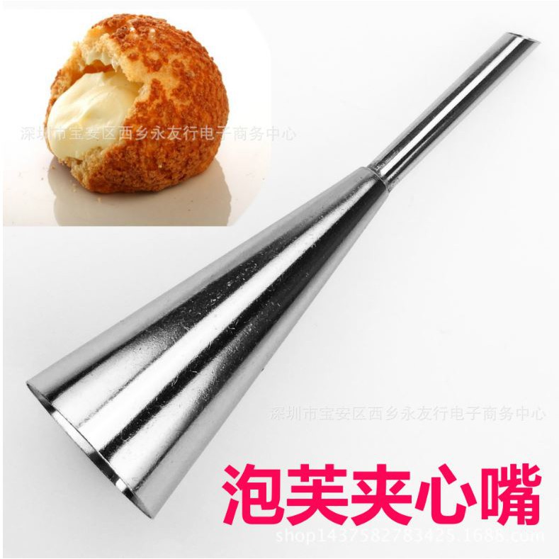 Spuit Filling Puff Nozzle Spuit Kue Sus Baking Tools Impor