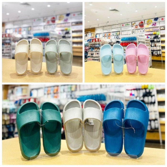 Sandal Slippers Slip On Selop Water Resist Miniso