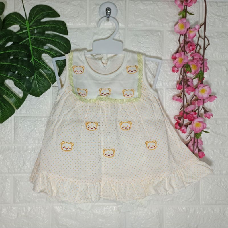 Ss#1005 Pakaian Anak Perempuan size 0-10bulan / Dress Anak Cewek / Setelan Anak / Baju Bayi Lucu