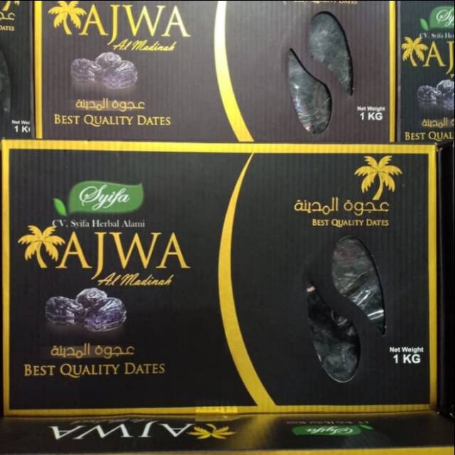 

KURMA AJWA ALMADINAH 1 KG Kurma Asli Arab