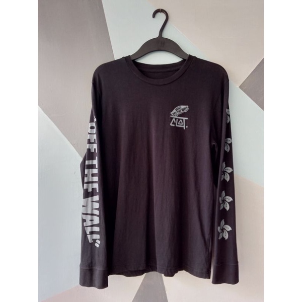 Kaos Lengan Panjang Vans X Clot Second Original
