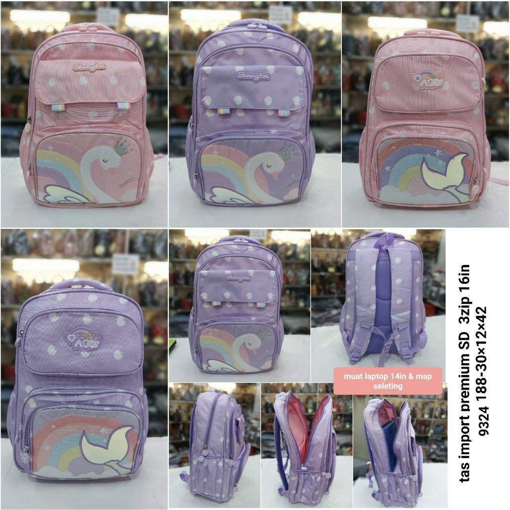 Tas ransel anak remaja sd anak perempuan bahan dasar premium