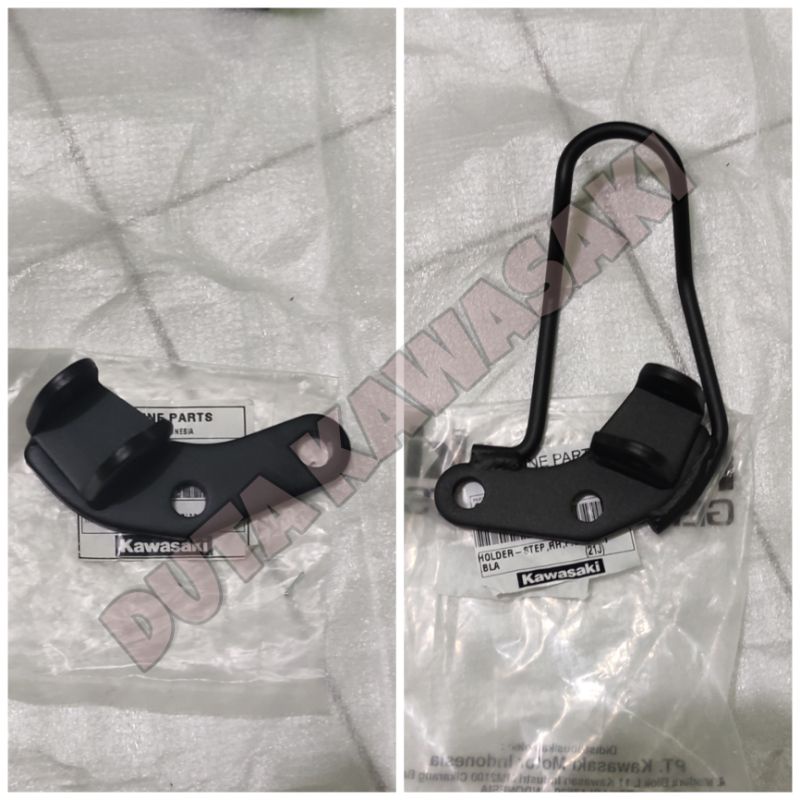 breket footstep breket set dudukan step depan klx150 dtreacker ori