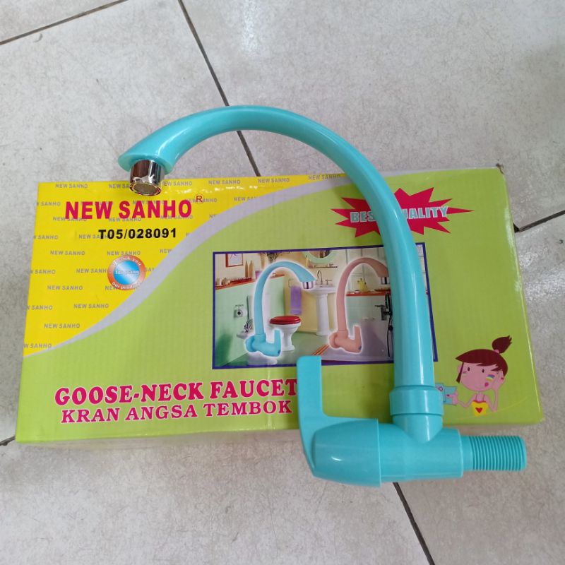 Kran angsa pvc tembok kran angsa cuci piring