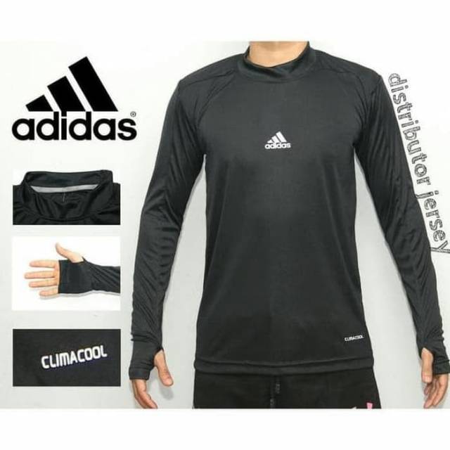 KAOS OLAH RAGA MANSET BASELAYER THUMBHOLE PREMIUM BRANDED MURAH HITAM GROSIR