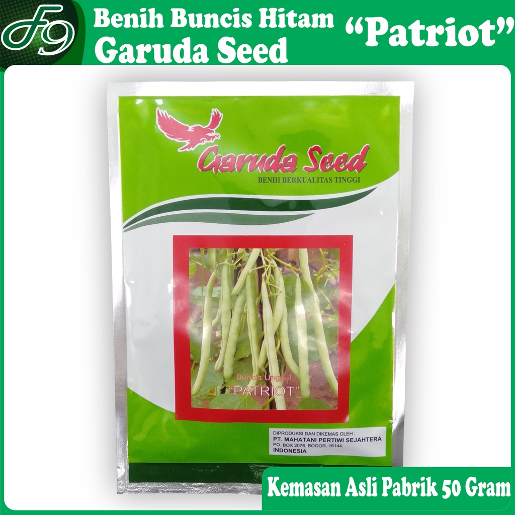 Benih Buncis Hitam Unggul Patriot Garuda Seed 50 Gram