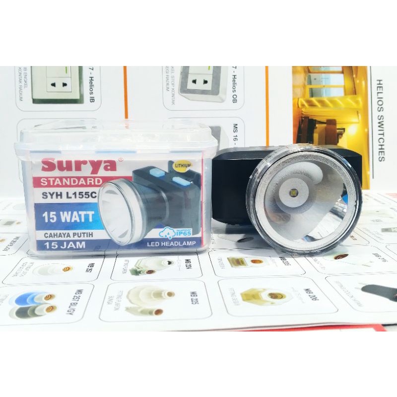 Senter Kepala Surya SYH-L155C LED 15 WATT Cahaya Putih-1