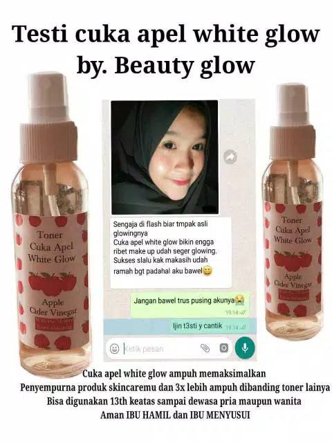 Toner Cuka Apel White Glow Indonesia