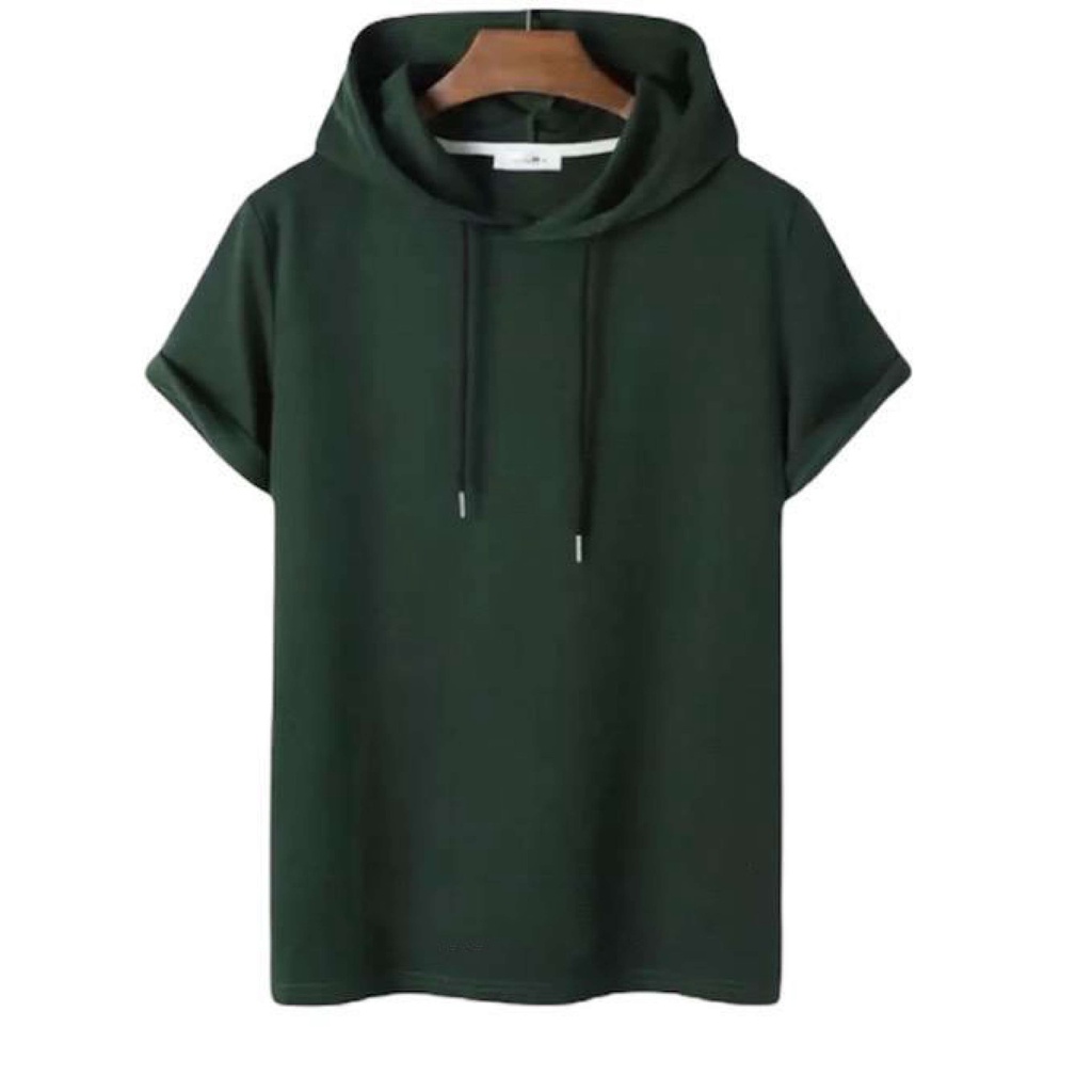 BS COD HOODIE  PENDEK POLOS FAHION PRIA TANGAN PENDEK GOOD QUALITY