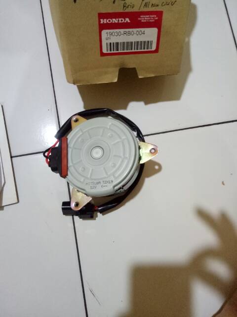 Motor fan radiator jazz rs mitsuba honda