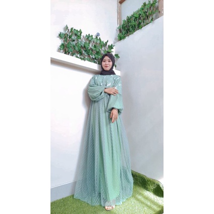 Gamis tile bisa REQUEST Ukuran JUMBO Gamis brukat Gamis Farasya Gamis Brokat Gamis Busui