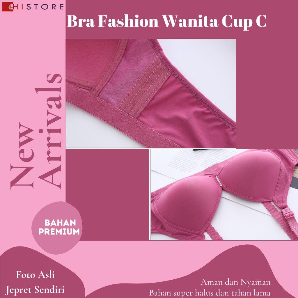 [HI] Bra BH JUMBO CUP C Fashion Wanita Bra wanita Premium Busa Tipis Tanpa Kawat Sangat Nyaman 227