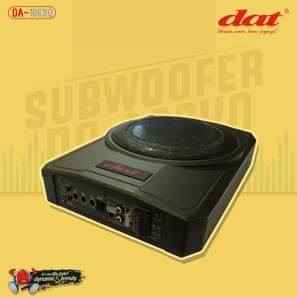 SUBWOOFER KOLONG DAT DA 106XQ / Speaker Mobil