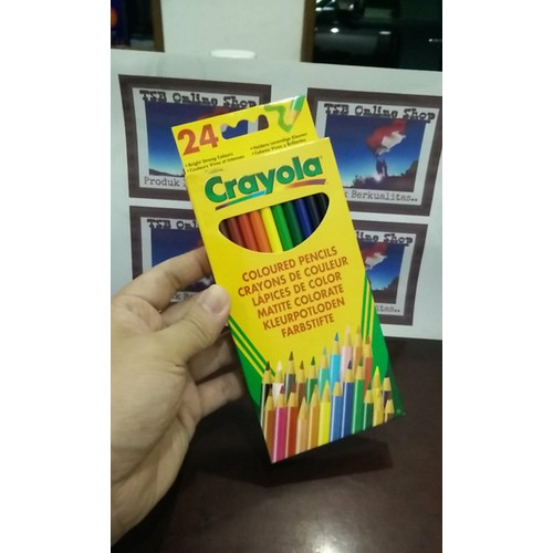 

CRAYOLA PENSIL WARNA - 24 WARNA HARGA EKONOMIS