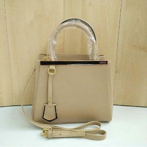 Fendi mini 2jours mocca/cream