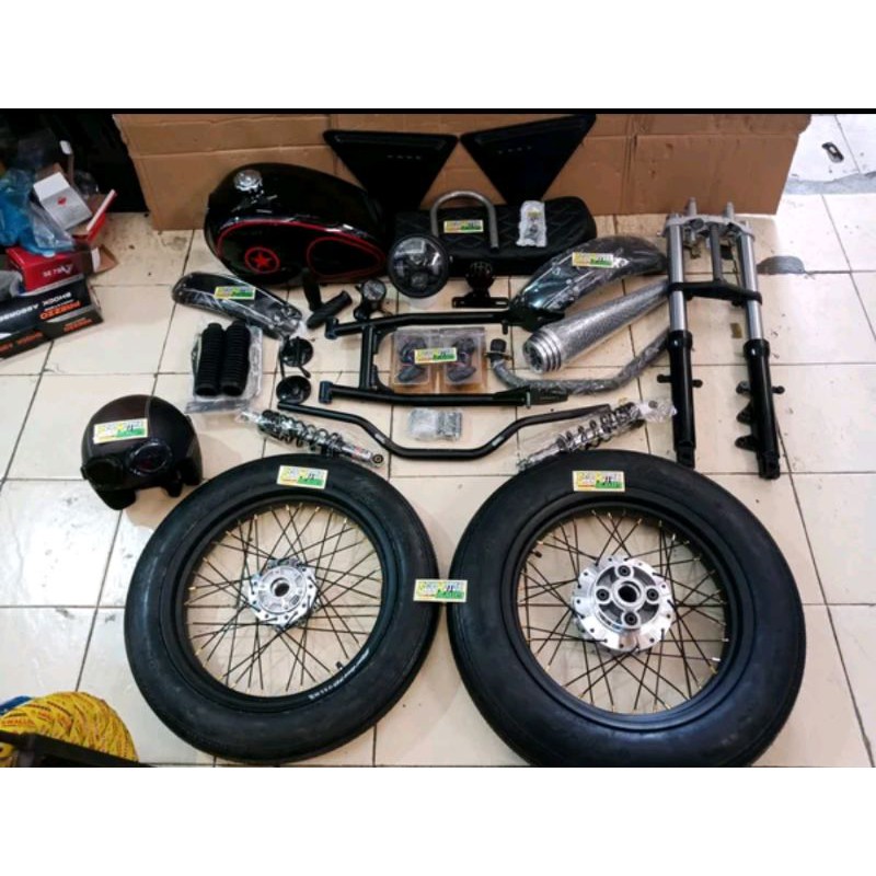  paket  Japstyle  scorpio komplit semotor Shopee Indonesia