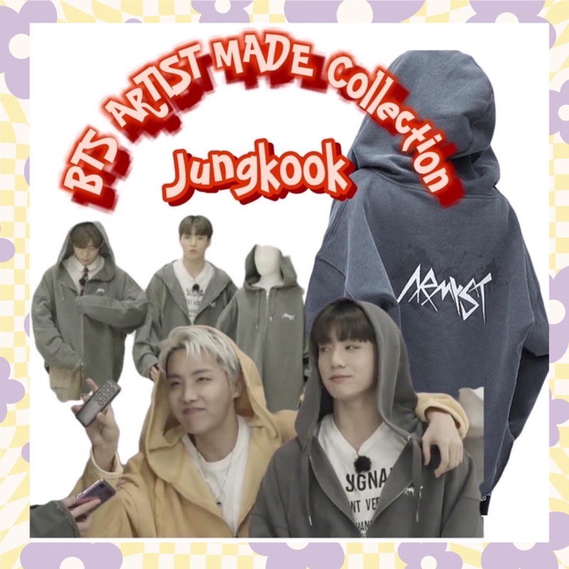 [COD] BTS ARTIST MADE COLLECTIONS - ARMYST ZIP UP HOODY Unoff | HOODIE BUATAN JUNGKOOK BTS