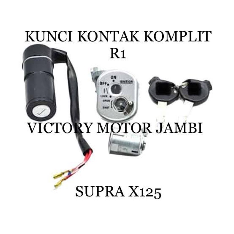 KUNCI KONTAK KOMPLIT KEY SET ASSY SUPRA X125 R1