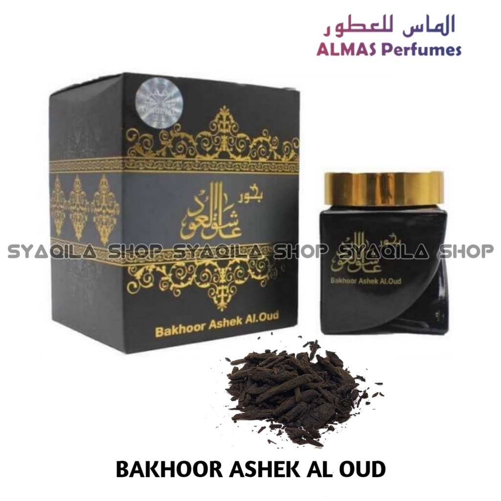 Bukhur Ashek Al Oud Almas Buhur Dupa Menyan Arab Bakhoor MNP Perfume Bakhour Asek Aloud AL Mas Original Impor Saudi