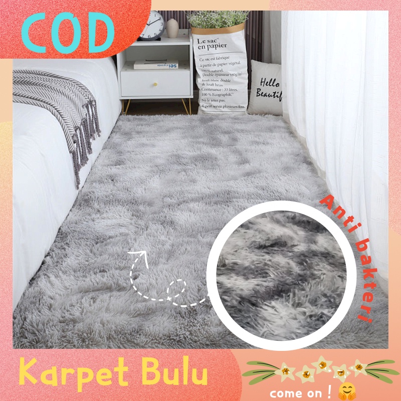 karpet bulu/karpet bulu kamar tidur/160×100×5/karpet bulu tebal/karpet bulu rasfur/ambal bulu tebal/
