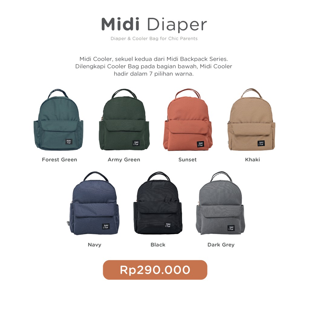 Nertur - Diaper &amp; Cooler Bag / Tas Bayi Modular