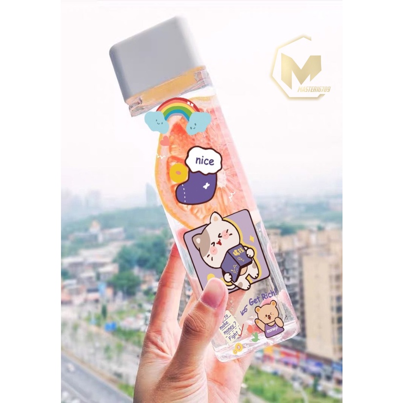 RT107 Botol minum tumbler karakter sticker printing 2d 500ml MA2907