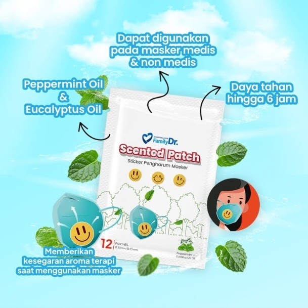 Scented Patch Mask - Stiker Pengharum Masker Family Dr - Pewangi Masker