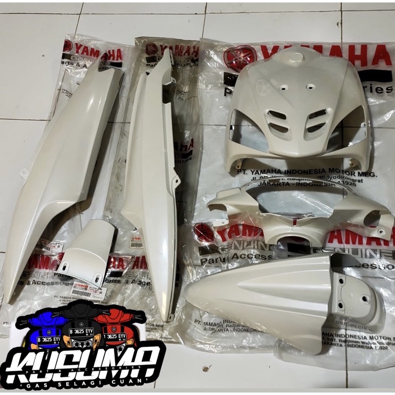 body fullset mio sporty putih original Yamaha