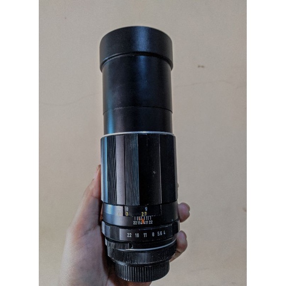 lensa manual super takumar 200mm f4