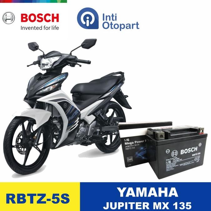 {{{{}}] Accu Aki Motor YAMAHA JUPITER MX 125 ORIGINAL BOSCH