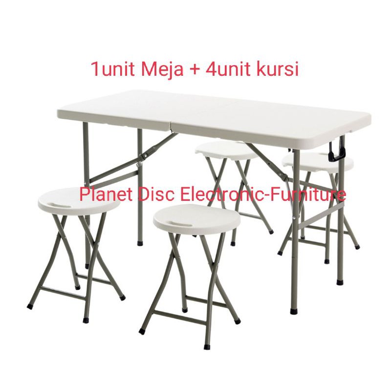 Meja Lipat Plastik Meja Makan Folding Table Meja Teras Meja Cafe Meja Taman Meja Restoran