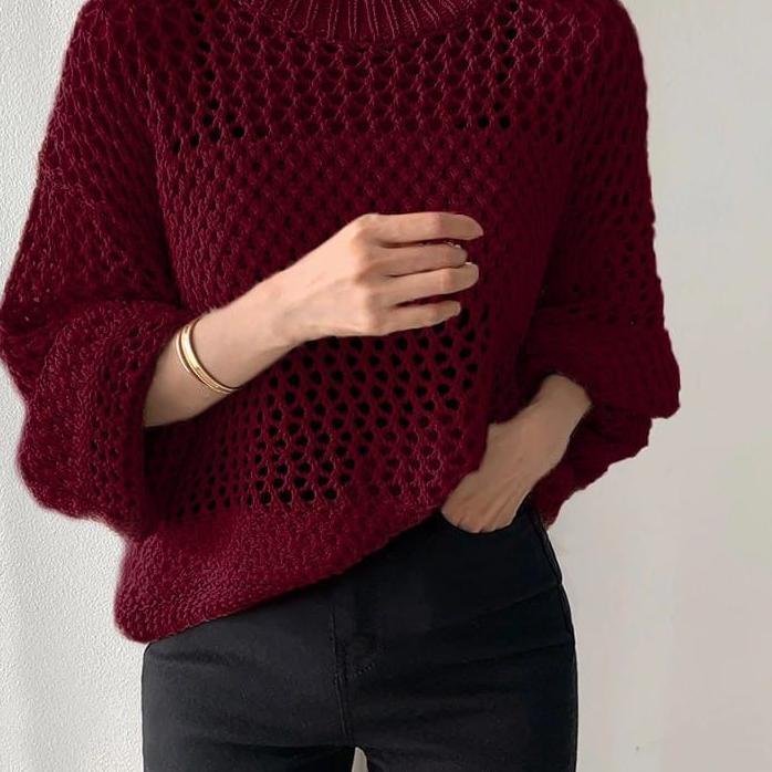 Terbaru FX SHOP DIEGO RAJUT 2IN1 + INNER  팝