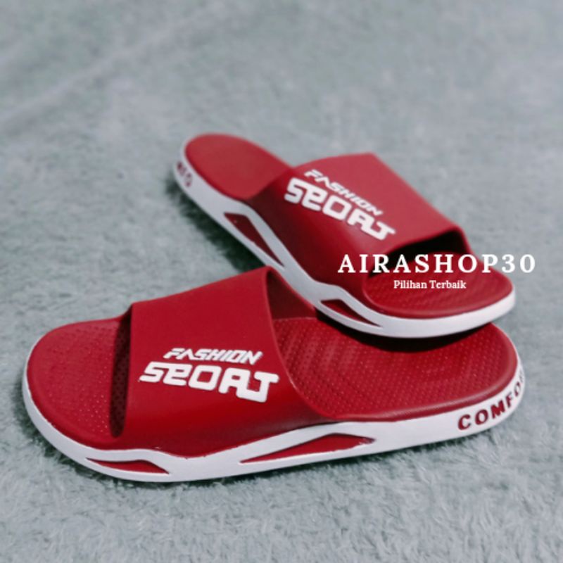 Sandal Pria Sendal Cowok Selop Cowok Sandal Slide Empuk Nyaman Anti Selip