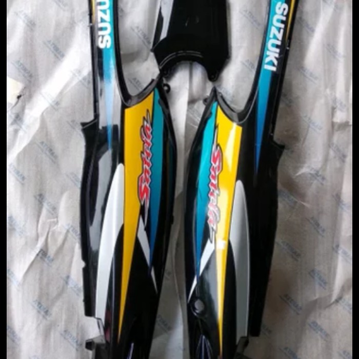 cover body satria hiu satria malaysia 2 tak