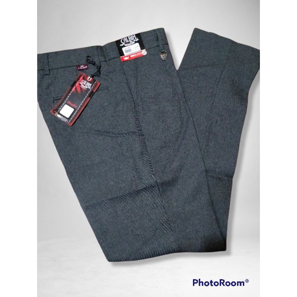 Celana Slimfit Calbin Original Bahan Wol Pria Panjang | Bisa COD