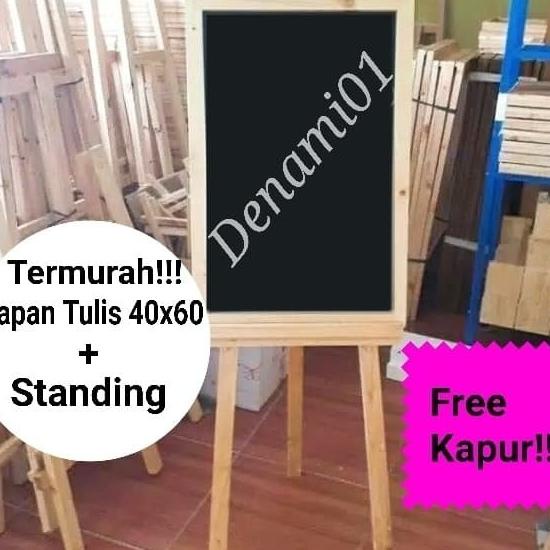 

(COD) PAPAN TULIS KAPUR + STANDING TRIPOT PAPAN MENU CAFE PAPAN BOARD BIG SALE Kode 223