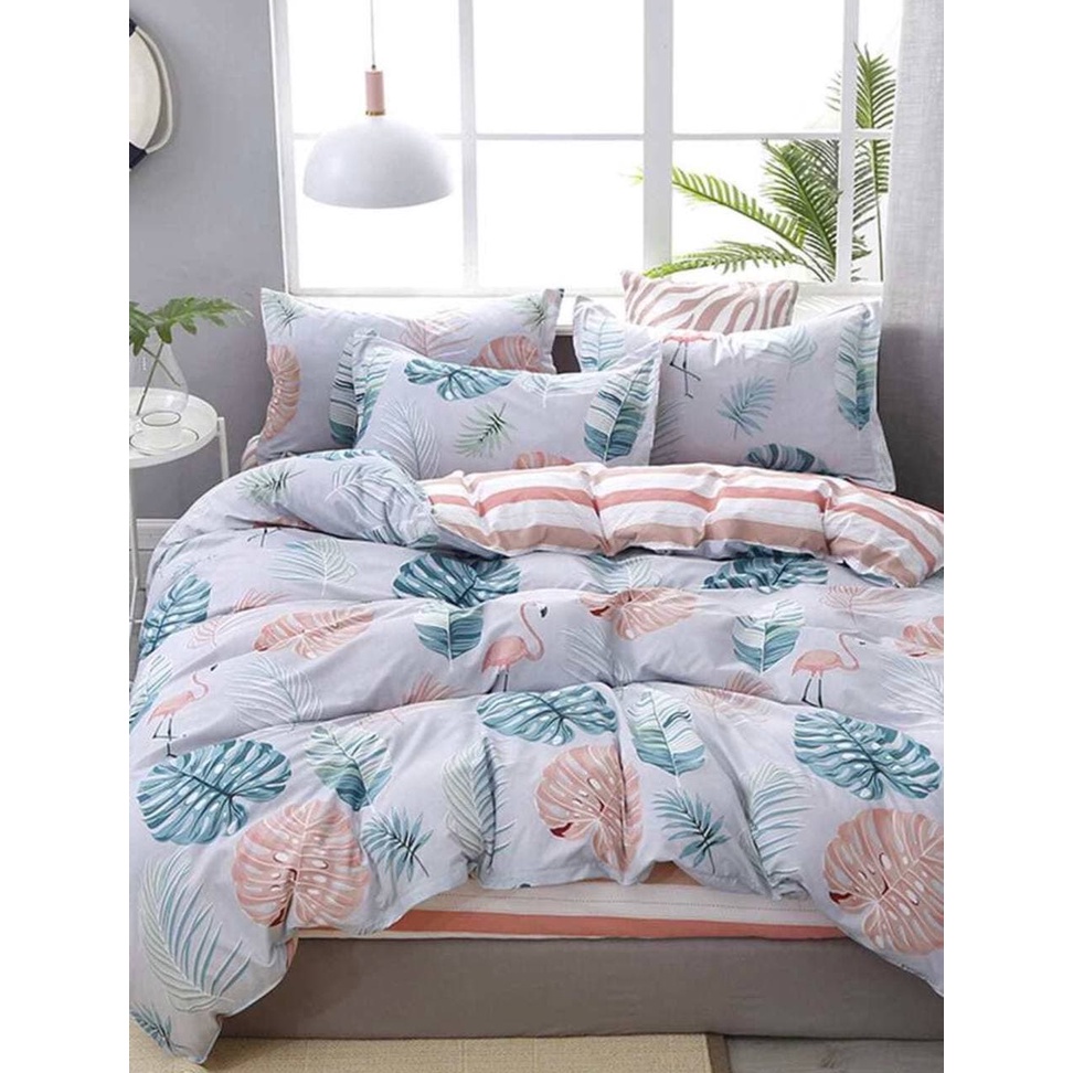 KONICO kain Katun sprei Meteran Motif karakter anak FLAMINGO TAIL Tabur Star Esra Grow Catra